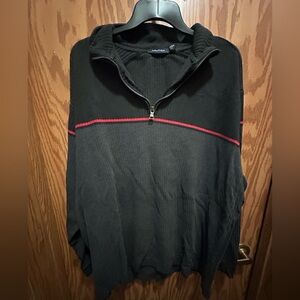 Nautica Men's Quarter Zip Sweater